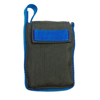 Tasche für Langzeitblutdruckmessgerät, schwarz/blau