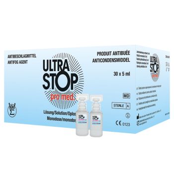 ULTRASTOP pro med. Clinic 5 ml Monodose Antibeschlagmittel (30 Stck.)