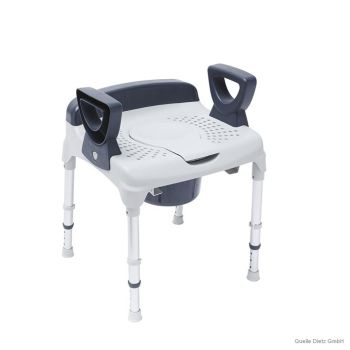 Dusch- und Toilettenstuhl AQ-TICA Club mit kleiner Rückenlehne