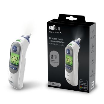 BRAUN ThermoScan 7+ IRT6525 Ohrfieberthermometer