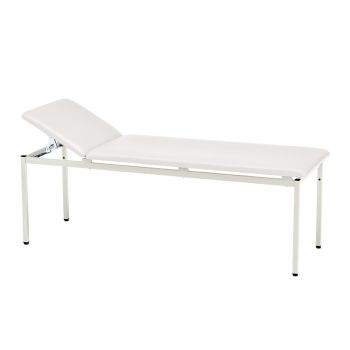 Untersuchungsliege classic weiß, grauweiß lackiert