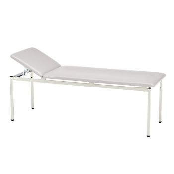 Untersuchungsliege classic silbergrau, grauweiß lackiert