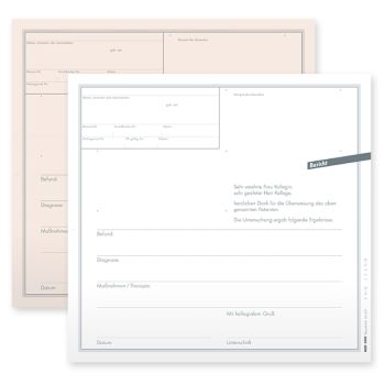 Berichte für alle Fachgruppen (100 Stck.)