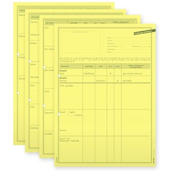 Ernährungsanamnese DIN A3 4-seitig (100 Stck.)