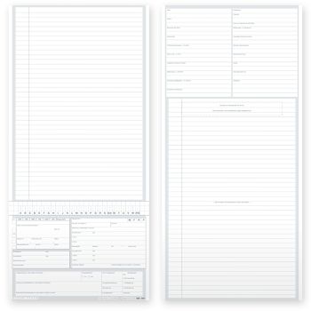 Karteitaschen ALPHAnorm DIN A5 quer Typ Psychotherapie (1000 Stck.)