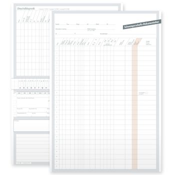 Karteikarten ALPHAsafe DINA5 (250 Stck.) Typ Schwangerschaftsdokumentation