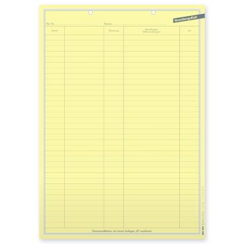 Verordnungsbogen DIN A4 für alle Fachgruppen (500 Stck.)