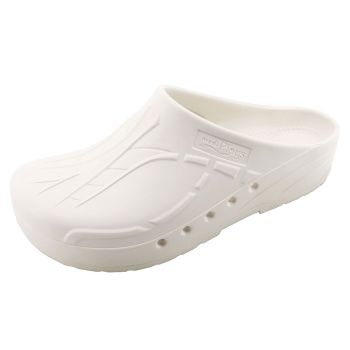 mediPlogs OP-Schuhe ohne Fersenriemen weiß