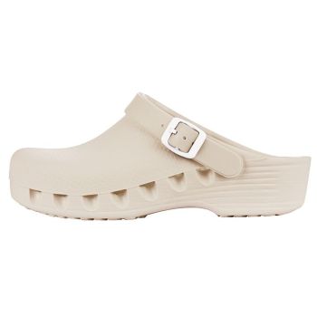 mediPlogs OP-Schuhe mit Fersenriemen weiß