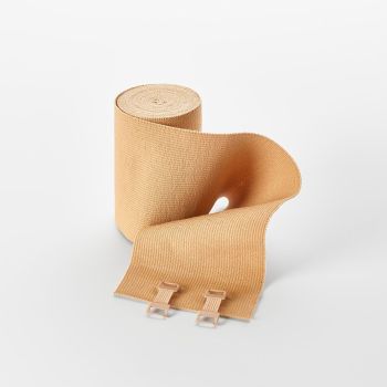 miro-longelast Langzugbinden hautfarben, 7 m x 10 cm (8 Stck.)