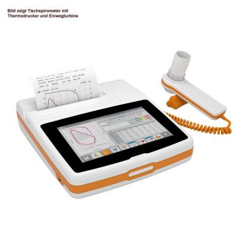 Spirolab Tischspirometer mit integriertem Thermodrucker und Mehrweg-