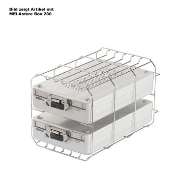 Halterung D für 2 hohe Kassetten z. B. MELAstore Box 200 und