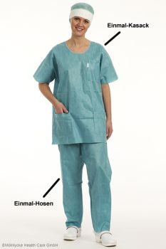 Green Touch Einmal-Kasack grün Gr. XL (45 Stck.)