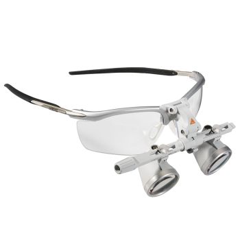 Binokularlupenset A HR 2.5x/420 mm mit i-View Lupenträger