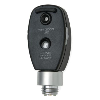 mini 3000 LED Ophthalmoskop-Kopf 2,5 V, schwarz