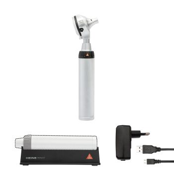 BETA 200 LED VET. F.O. Otoskop 3,5 V mit BETA4 USB Ladegriff