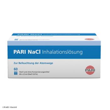 PARI NaCl Inhalationslösung 0,9% (60 Ampullen à 2
