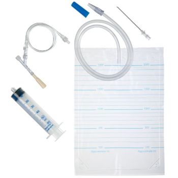 Pleurofix Nr. 2 Besteck zur Pleurapunktion mit Antirefluxventil