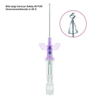 Introcan Safety-W PUR Venenverweilkanüle 20 G