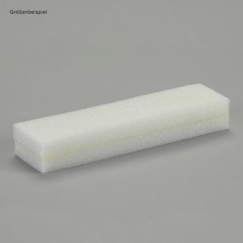 Alu-Schiene Ingo, 20 x 3 cm, 3 cm hoch, beidseitig gepolstert