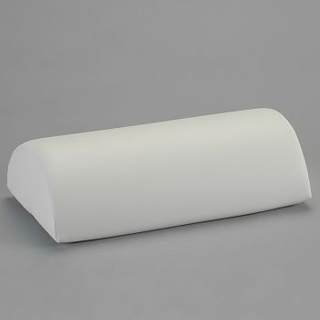 Halbrolle Ron, Gr. 1, 40 x 22 x 11 cm mit Kunstlederbezug weiß