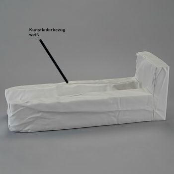 Kunstlederbezug zu den Franz Schienen, mit Reißverschluss