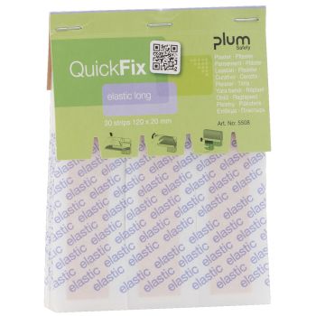 QuickFix Elastic long Refill Pflaster 12 x 2 cm (30 Strips)