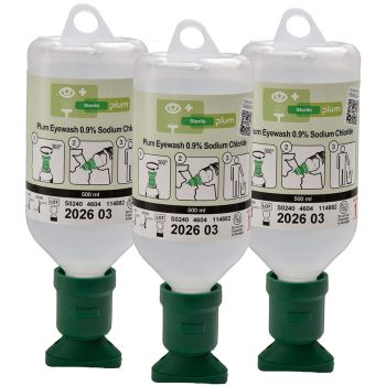 Plum Augenspülflaschen 3 x 500 ml (0