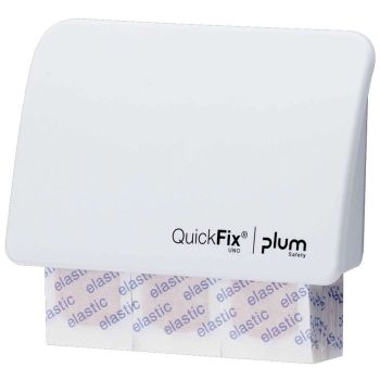 QuickFix UNO Pflasterspender weiß inkl. 45 Strips elastic