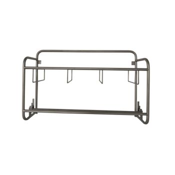 OnlyU Wandhalterung 46 x 70 x 18 cm, inkl. Korb für Ersatzfolie