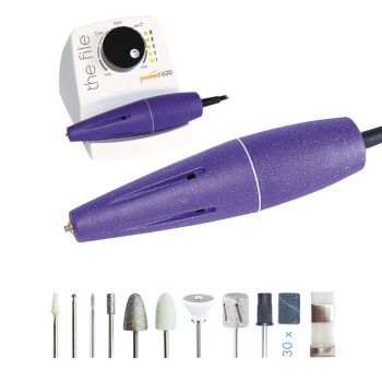 promed 620 de luxe Haut- und Nagelpflege-Set weiß/lila