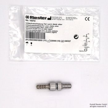 Schlauchverschraubung Teil I (kurz) und Teil II (lang)