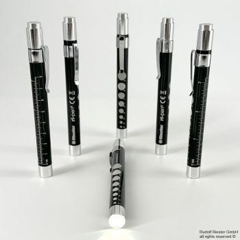 ri-pen Diagnostikleuchten, schwarz, LED 3 V (6 Stck)