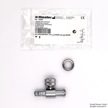 Luftablassventil, verchromt 0