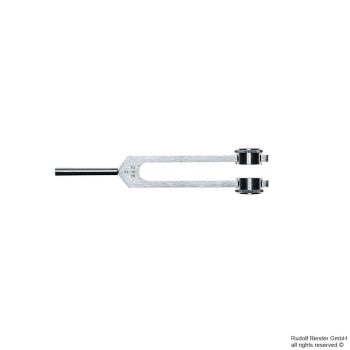 Stimmgabel c-1 256 Hz, Aluminium, mit Dämpfern