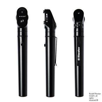 e-scope Ophthalmoskop LED 3,7 V, schwarz