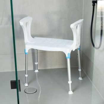 Duschhocker Laguna mit Armlehnen