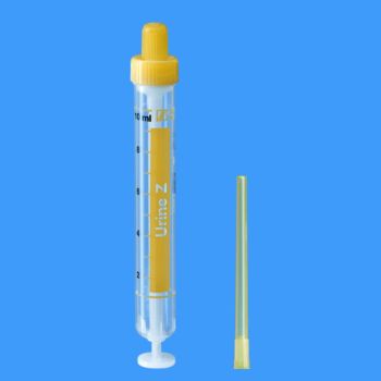 Urin-Monovetten 10 ml, Luer, 102 x 15 mm inkl. Entnahmespitzen (64 Stck.)