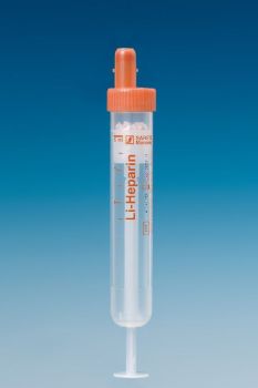 S-Monovetten 9 ml, 92 x 16 mm, Lithium-Heparin