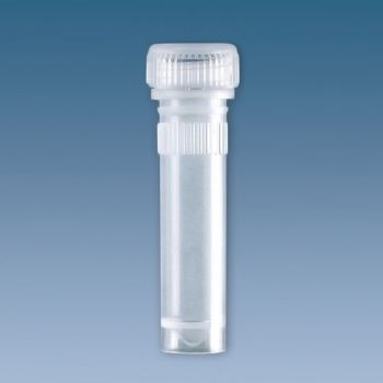 Mikro-PP-Röhrchen 2 ml, flach, steril, montierter Schraubverschluss (100 Stck.)