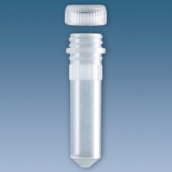 Mikro-PP-Röhrchen 2 ml, mit beiliegendem Schraubverschluss (500Stck)