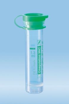 Mikro-Probengefäße 1,3 ml Citrat 3,2 % mit Eindrückstopfen (1000 Stck.)