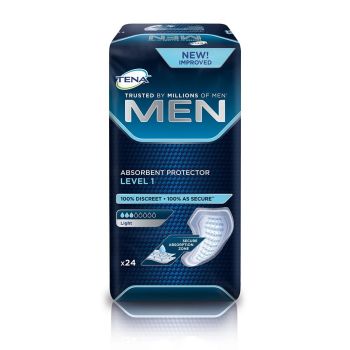 TENA Men Active Fit Level 1, Inkontinenzeinlagen  (6 x 24 Stck.)