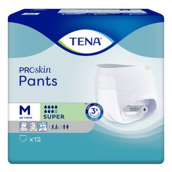 TENA Pants Super M Einweghosen grün (4 x 12 Stck.)