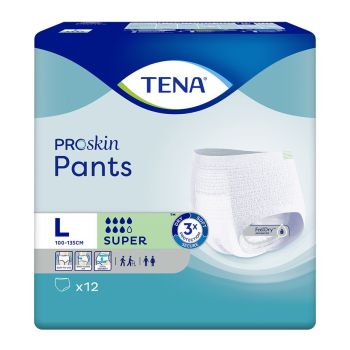 TENA Pants Super L Einweghosen grün (4 x 12 Stck.)