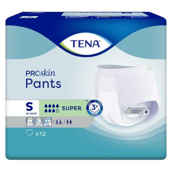 TENA Pants Super S Einweghosen grün (4 x 12 Stck.) #793415#