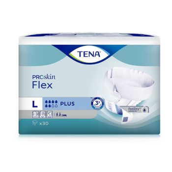 TENA Flex Plus L blau (3 x 30 Stck.), Inkontinenzeinlagen #723333#