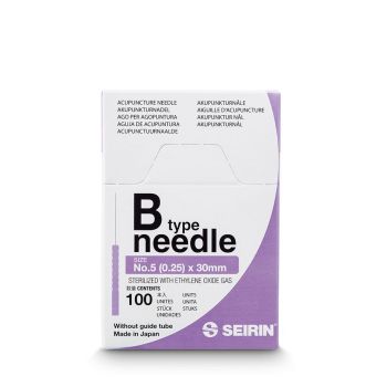 Standardnadeln B-Type 0,25x30 Nr. 5 (100 Stck.)