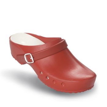 antist. ChiroClogs Classic mit Fersenriemen rot