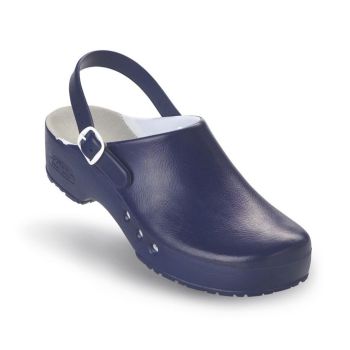 antist. ChiroClogs Professional mit Fersenriemen blau